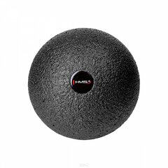 Массажный мячик HMS BLM01, 8 см, черный цвет цена и информация | Аксессуары для массажа | hansapost.ee