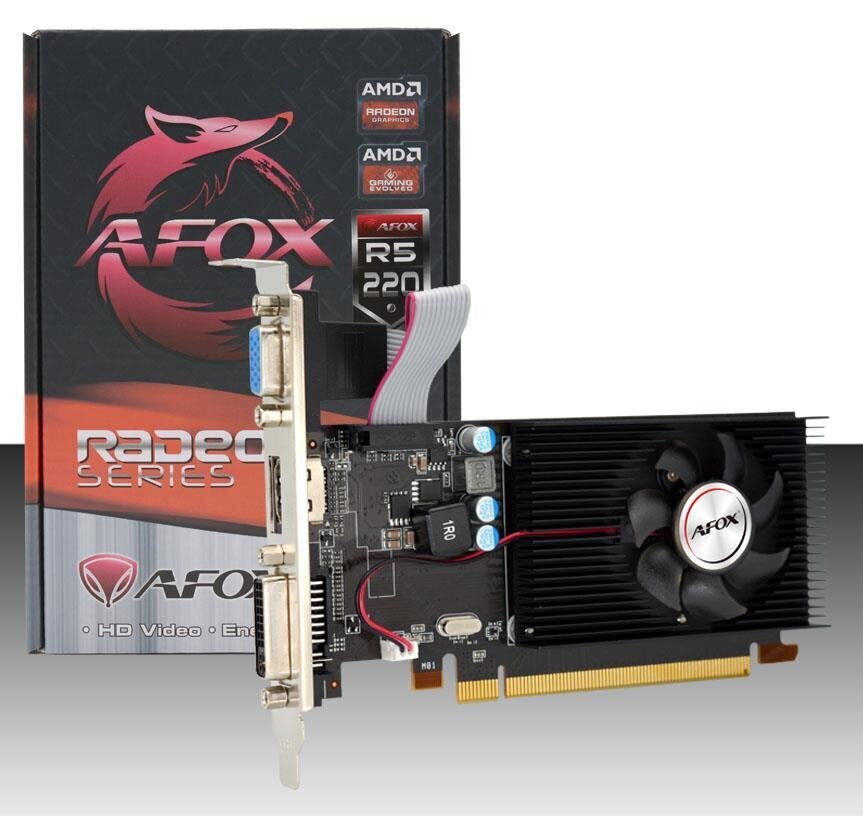 Afox Radeon R5 220 цена и информация | Videokaardid | hansapost.ee