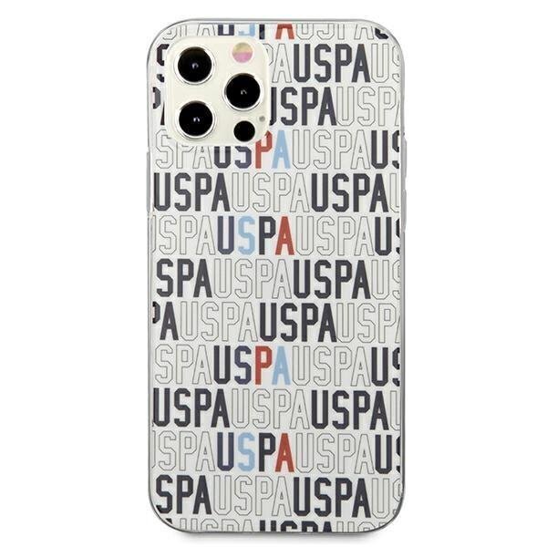 US Polo USHCP12MPCUSPA6 iPhone 12/12 Pro 6.1 " valge Logo Mania Collection hind ja info | Telefonide kaitsekaaned ja -ümbrised | hansapost.ee