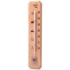 Technoline Outdoor Thermometer WA2020 NATURE WOOD HOME цена и информация |  Метеорологические станции, термометры | hansapost.ee