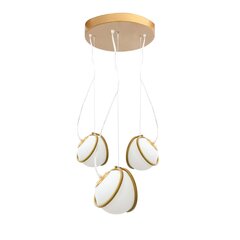 Rippvalgusti Kalinda 3, Gold/White price and information | Pendant lights | hansapost.ee