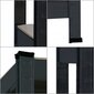 Hoiuriiul HARD Black, 875 kg, 180x90x40 cm цена и информация | Tööriistariiulid | hansapost.ee