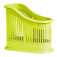 Сушилка для столовых приборов Domotti Soleo, 2-секционная, светло-зеленый цвет цена и информация | Столовые и кухонные приборы | hansapost.ee