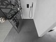 Walk-in dušisein Mexen Kioto+ riiul, must/klaas mustriga, 70,80,90,100,110,120,130,140x200 cm hind ja info | Dušiseinad ja dušiuksed | hansapost.ee