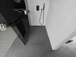 Walk-in dušisein Mexen Kioto+ riiul, must/grafiitklaas, 70,80,90,100,110,120x200 cm hind ja info | Dušiseinad ja dušiuksed | hansapost.ee