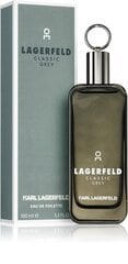 Meeste tualettvesi Karl Lagerfeld Lagerfeld Classic Grey EDT, 100 ml hind ja info | Parfüümid meestele | hansapost.ee