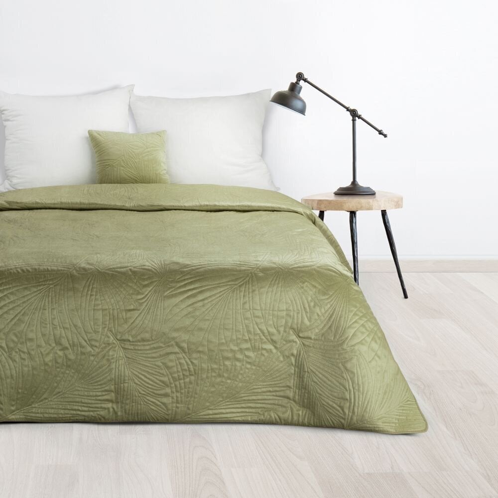 Voodikate Luiz4, roheline, 200 x 220 cm hind ja info | Pleedid, voodikatted ja päevatekid | hansapost.ee