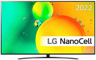 LG 75NANO763QA цена и информация | LG Бытовая техника и электроника | hansapost.ee