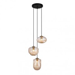 Rippvalgusti Italux Hatella PND-112038-3A-BRO+AMB price and information | Pendant lights | hansapost.ee