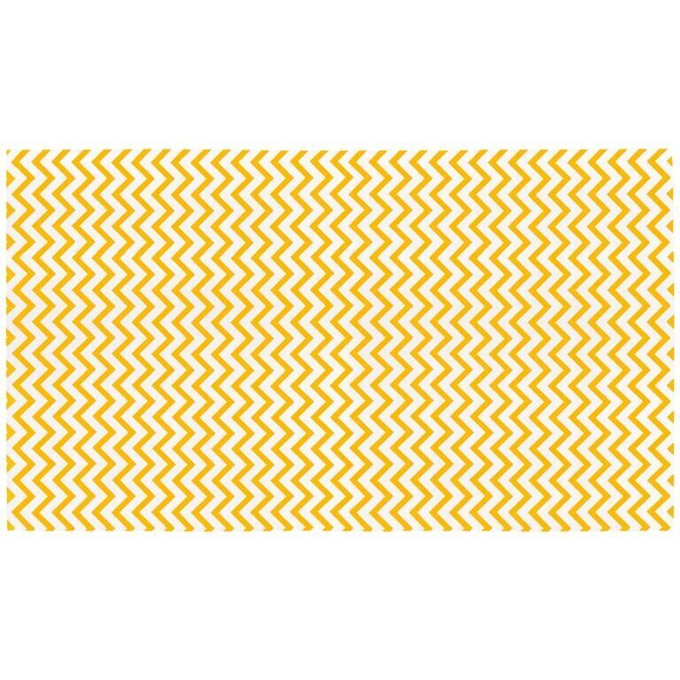 Dekoratiivne laudlina Ambition Yellow Stripes, valge - kollane, 160 x 280 cm цена и информация | Lauakatted, laudlinad ja servjetid | hansapost.ee