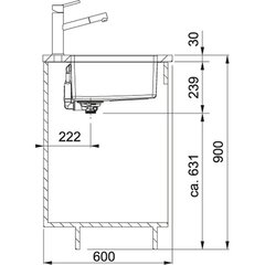 Valamu Franke Maris MRX 110-45, 122.0553.943 price and information | Kitchen sinks | hansapost.ee