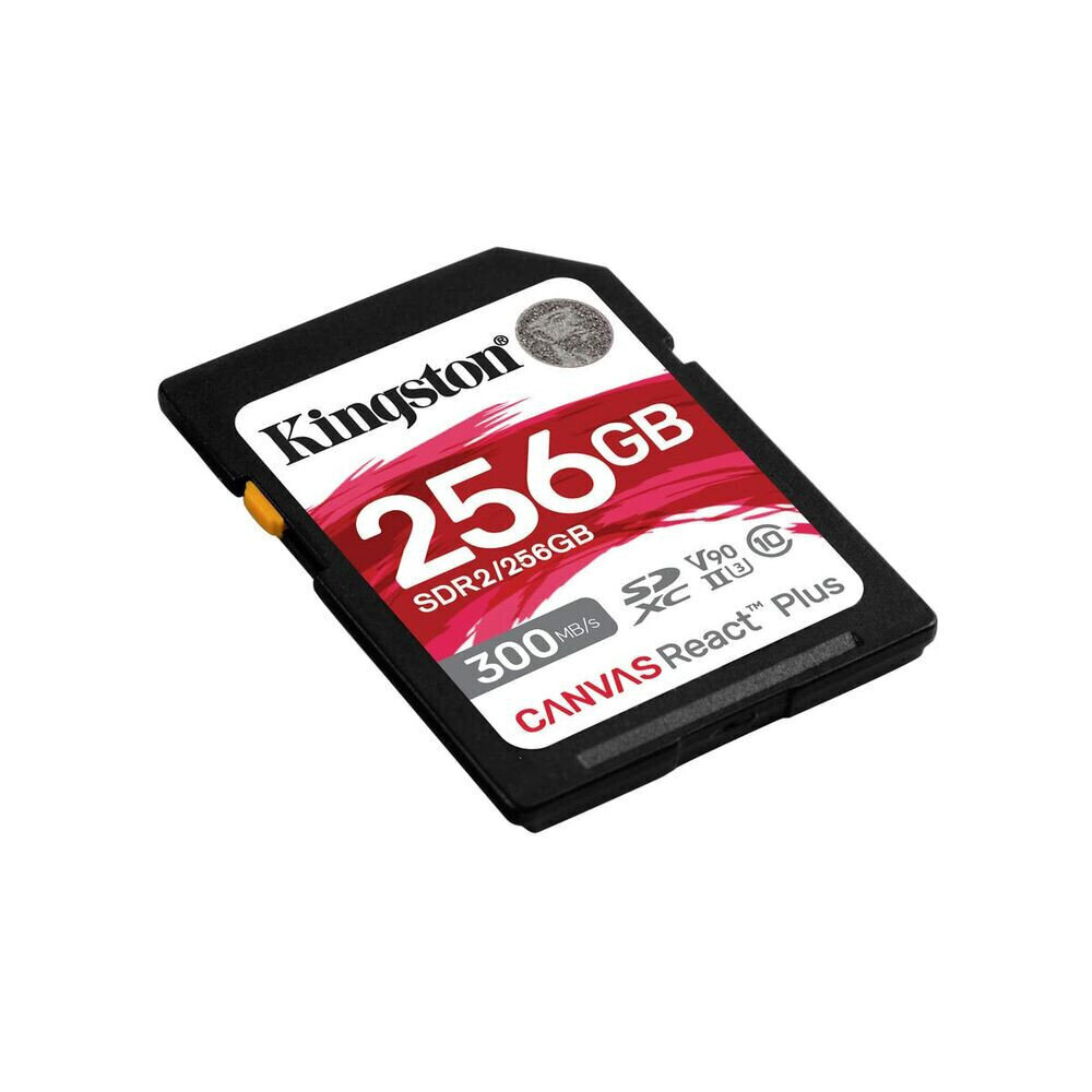 Mälukaart Kingston Canvas React Plus SD 256GB hind ja info | Mälukaardid mobiiltelefonidele | hansapost.ee