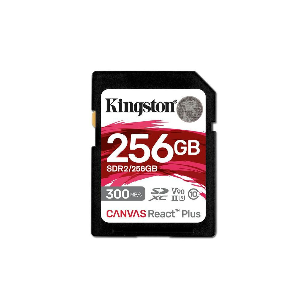Mälukaart Kingston Canvas React Plus SD 256GB цена и информация | Mälukaardid mobiiltelefonidele | hansapost.ee