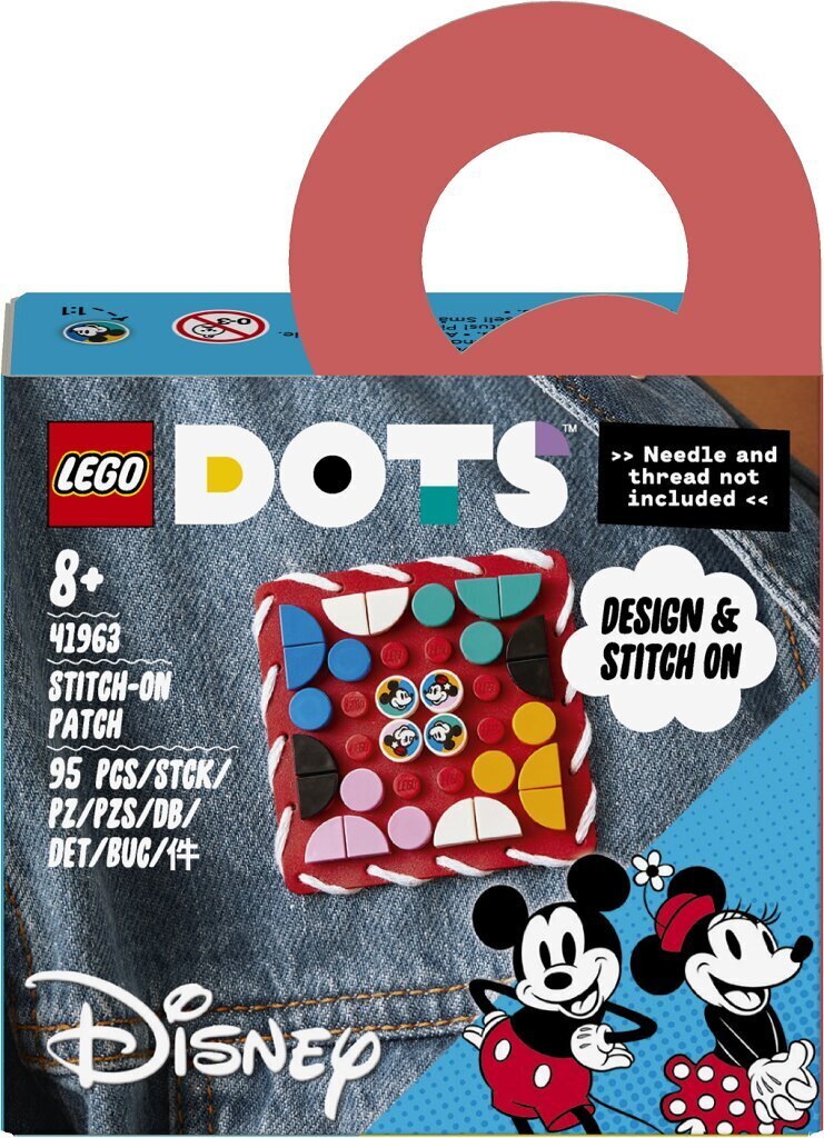 41963 LEGO® DOTS Miki Hiire ja Minni Hiire rõivadekoratsioon цена и информация | Klotsid ja konstruktorid | hansapost.ee