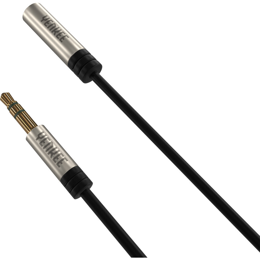 YENKEE YCA 222 BSR, Audio AUX, 2x3.5mm stereo (male to female), 2m цена и информация | Juhtmed ja kaablid | hansapost.ee