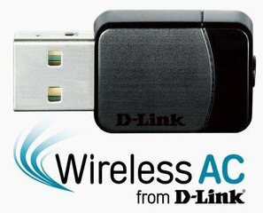 D-Link DWA-171 network card WLAN 433 Mbit/s hind ja info | D-Link Arvutite lisatarvikud | hansapost.ee