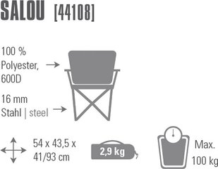 Складное кресло High Peak Salou, 44108 цена и информация | Туристическая мебель | hansapost.ee