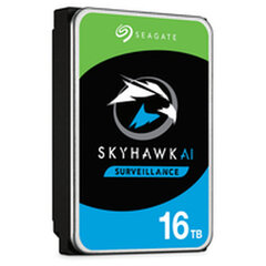 Seagate, HDD, Skyhawk AI 3,5" 16TB SATA 6GB/s цена и информация | Внутренние жёсткие диски (HDD, SSD, Hybrid) | hansapost.ee