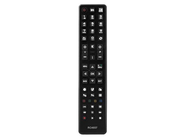 HQ LXP4937 TV remote control Vestel / Sharp / JVC / AKAI / TELEFUNKEN / LCD / RC4937 3D / Black hind ja info | Nutitelerite lisatarvikud | hansapost.ee