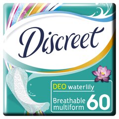 Hügieenisidemed Discreet Water Lily 60 tk hind ja info | Tampoonid, hügieenisidemed ja menstruaalanumad | hansapost.ee