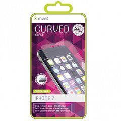 Apple iPhone 7Plus Curved screen Glass By Muvit tr. цена и информация | Защитные пленки для телефонов | hansapost.ee