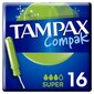 Tampoonid TAMPAX Compak Super, 16 tk. hind ja info | Tampoonid, hügieenisidemed ja menstruaalanumad | hansapost.ee