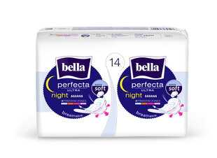 Hügieenisidemed Bella Perfecta Ultra Night Extra Soft, 14 tk hind ja info | Tampoonid, hügieenisidemed ja menstruaalanumad | hansapost.ee