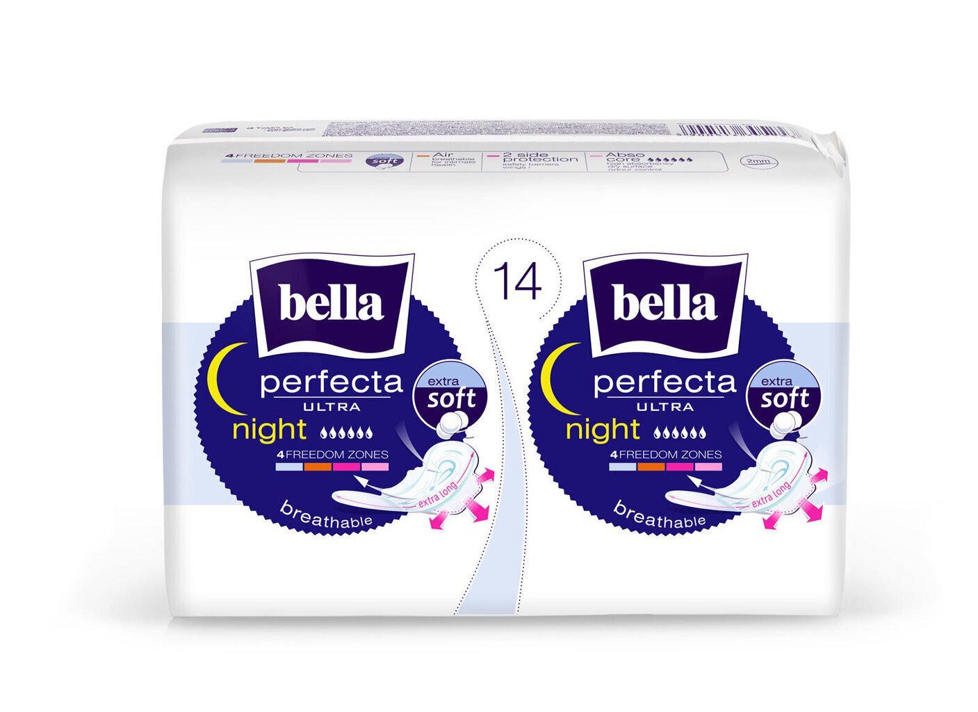 Hügieenisidemed Bella Perfecta Ultra Night Extra Soft, 14 tk hind ja info | Tampoonid, hügieenisidemed ja menstruaalanumad | hansapost.ee