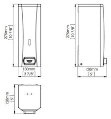 Seebidosaator Mediclinics DJ0040CS hind ja info | Vannitoa aksessuaarid | hansapost.ee