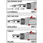 Gaasijootekolb 3in1 Yato, 125W YT-36706 hind ja info | Keevitusseadmed ja jootekolbid | hansapost.ee