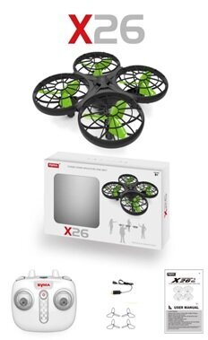 Drone RC Syma X26 (2,4 GHz) цена и информация | Mänguasjad poistele | hansapost.ee