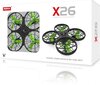 Drone RC Syma X26 (2,4 GHz) цена и информация | Mänguasjad poistele | hansapost.ee