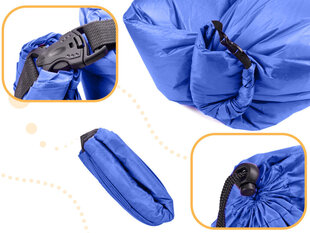 Кровать надувной шезлонг темно-синий Lazy BAG SOFA 230x70 см цена и информация | Надувные матрасы и мебель | hansapost.ee