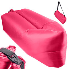 Lazy BAG SOFA надувная палуба, розовый 230x70см цена и информация | Надувные матрасы и мебель | hansapost.ee