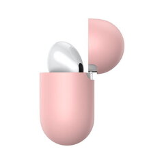 Baseus Silica Особо тонкий силиконовый защитный чехол для Apple Airpods Pro (MWP22ZM/A) Розовый цена и информация | Наушники | hansapost.ee