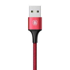 Kaabel Baseus USB Rapid 2In1 Lightning / Micro Usb 3A 1.2m, punane (CAML-SU09) hind ja info | Mobiiltelefonide kaablid | hansapost.ee