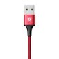 Kaabel Baseus USB Rapid 2In1 Lightning / Micro Usb 3A 1.2m, punane (CAML-SU09) hind ja info | Mobiiltelefonide kaablid | hansapost.ee