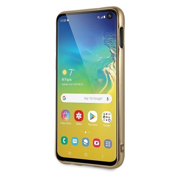 Guess, Samsung Galaxy S10 G970, kuldne цена и информация | Telefonide kaitsekaaned ja -ümbrised | hansapost.ee