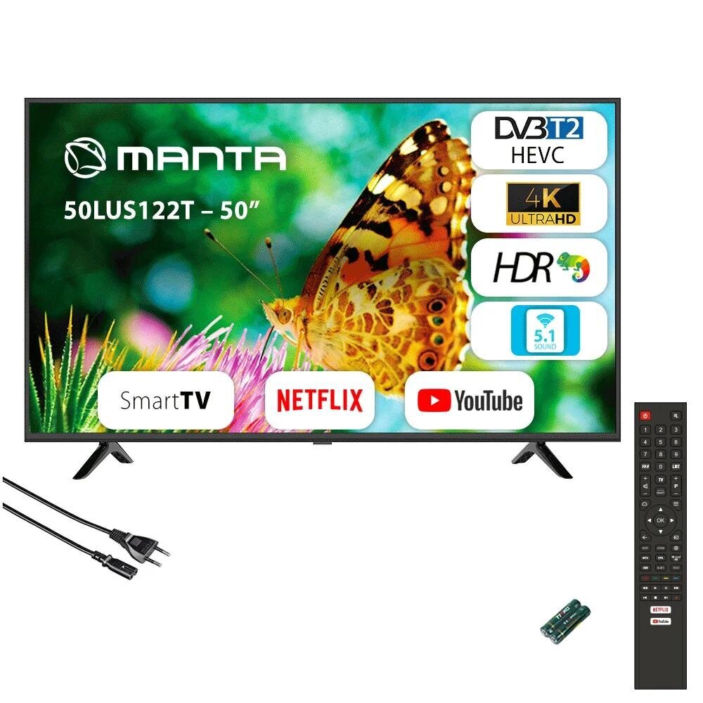 Manta 50LUS122T hind ja info | Televiisorid | hansapost.ee