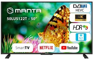 Manta 50LUS122T цена и информация | Телевизоры | hansapost.ee