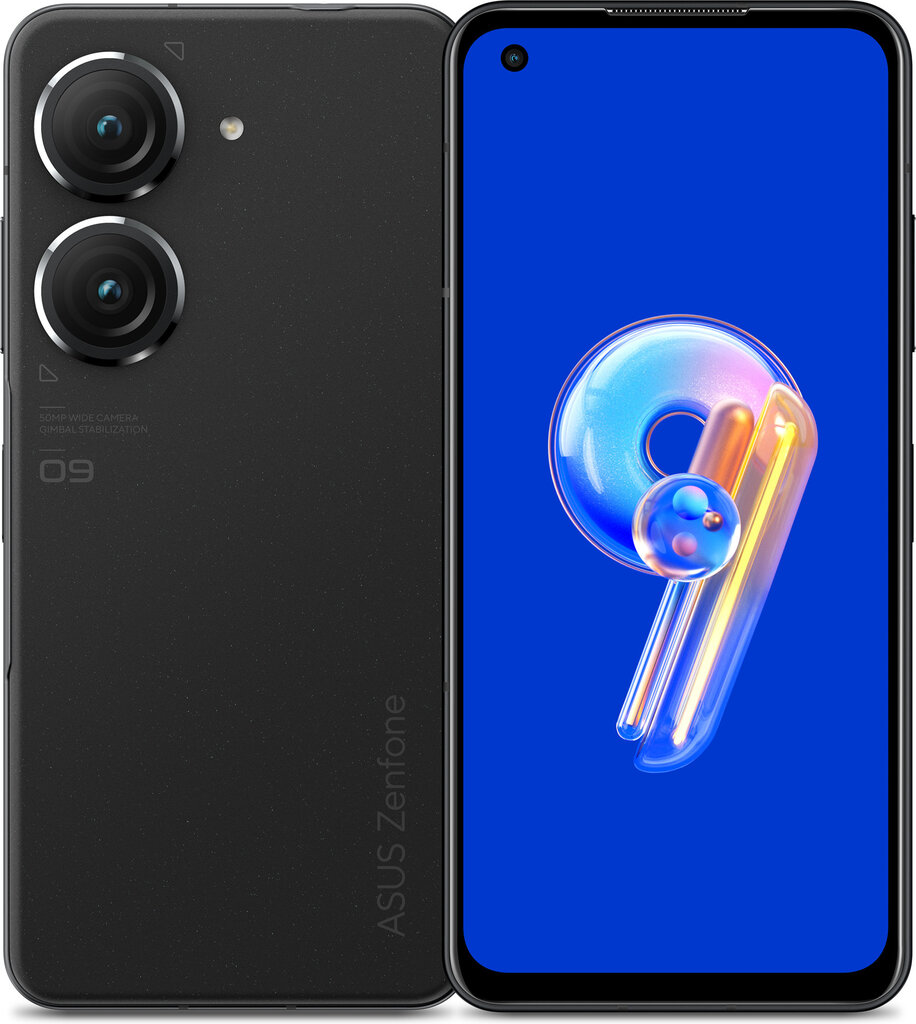 Asus Zenfone 9 5G Dual SIM 16/256GB Midnight Black (90AI00C1-M00060) цена и информация | Telefonid | hansapost.ee