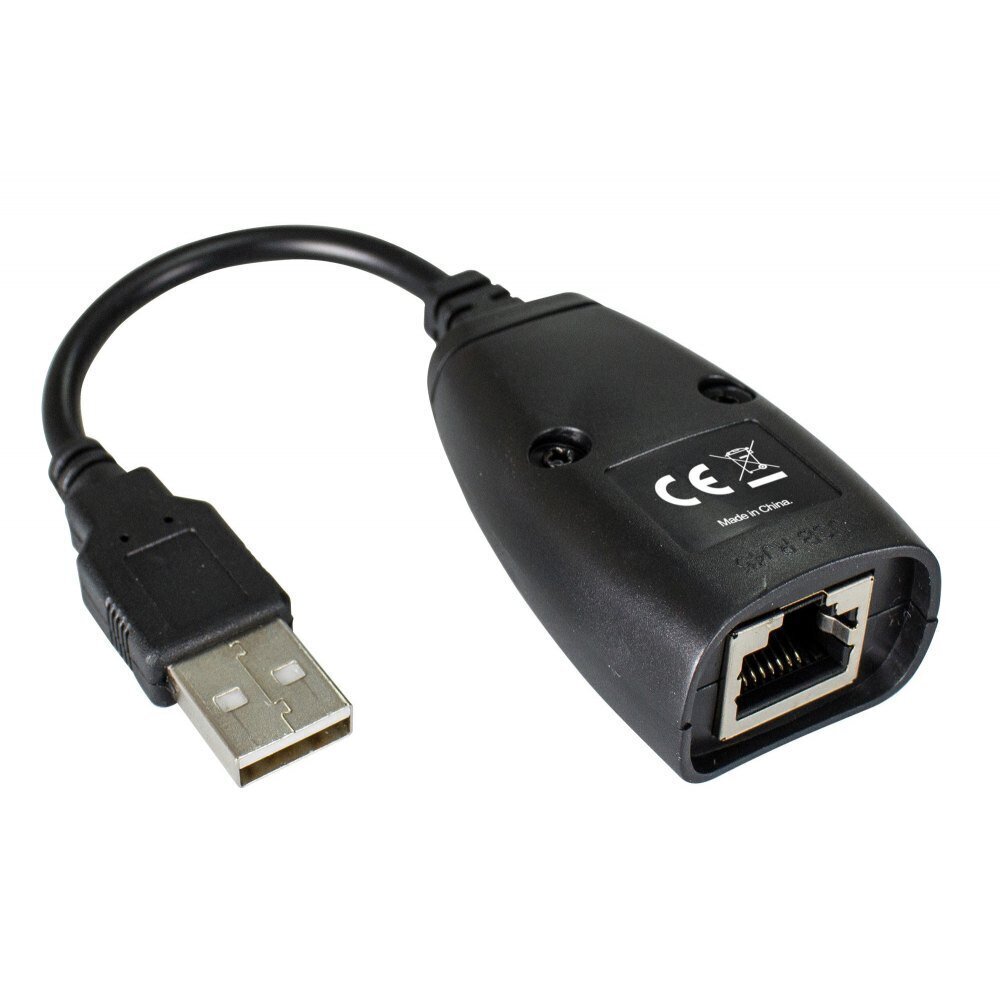 USB pikendus Techly kuni 50m võrgukaabel Cat5e/6, RJ45 цена и информация | USB adapterid ja jagajad | hansapost.ee
