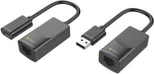 USB laiendus Techly pikendus kuni 60 m läbi RJ45 võrgukaabli hind ja info | Techly Arvutite lisatarvikud | hansapost.ee
