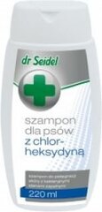 Lemmiklooma šampoon Dr Seidel kloorheksidiiniga, 220 ml price and information | Hooldus/grooming | hansapost.ee