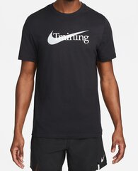 Nike meeste T-särk M NK DFC TEE SW TRAINING, must цена и информация | Мужские футболки | hansapost.ee