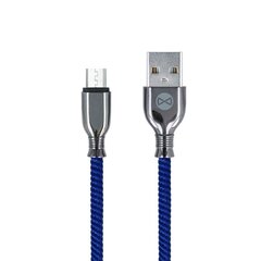 Кабель Forever Tornado USB - microUSB, 1.0 м, 3А, черный цена и информация | Borofone 43757-uniw | hansapost.ee