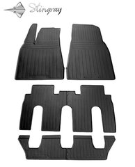 Коврики TESLA Model X (7 сидений) 2015->, 6 шт. /1050026 цена и информация | Модельные резиновые коврики | hansapost.ee