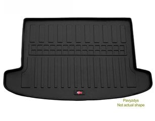 Резиновый коврик для багажника SKODA Octavia III A7 2013-2020, (liftback without sub) black /6020051 цена и информация | Модельные коврики в багажник | hansapost.ee