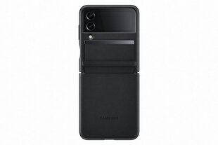 Samsung klapinahkne ümbris Galaxy Z Flip 4 must EF-VF721LBE hind ja info | Telefonide kaitsekaaned ja -ümbrised | hansapost.ee