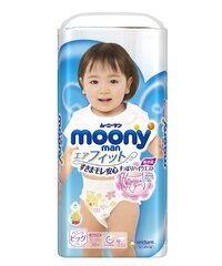 Jaapani püksmähkmed tüdrukutele Moony XL 12-22 kg, 38+6 tk. hind ja info | Mähkmed, riidest mähkmed | hansapost.ee